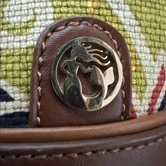 Spartina 449 leather & linen handbag - Picture 14 of 16